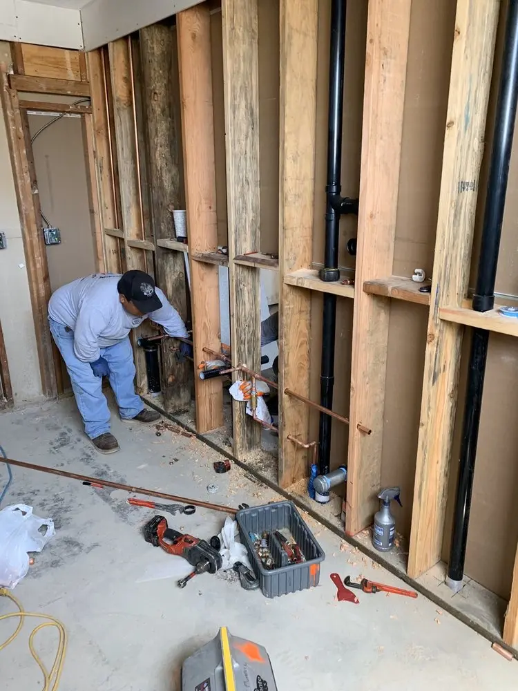 Commercial rough-in plumbing for Water Heater Replacement in Haddonfield
